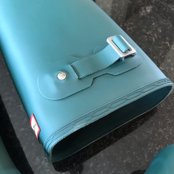 New Hunter Women's Original Tall Rain Boots: Green - Picture 8 of 16